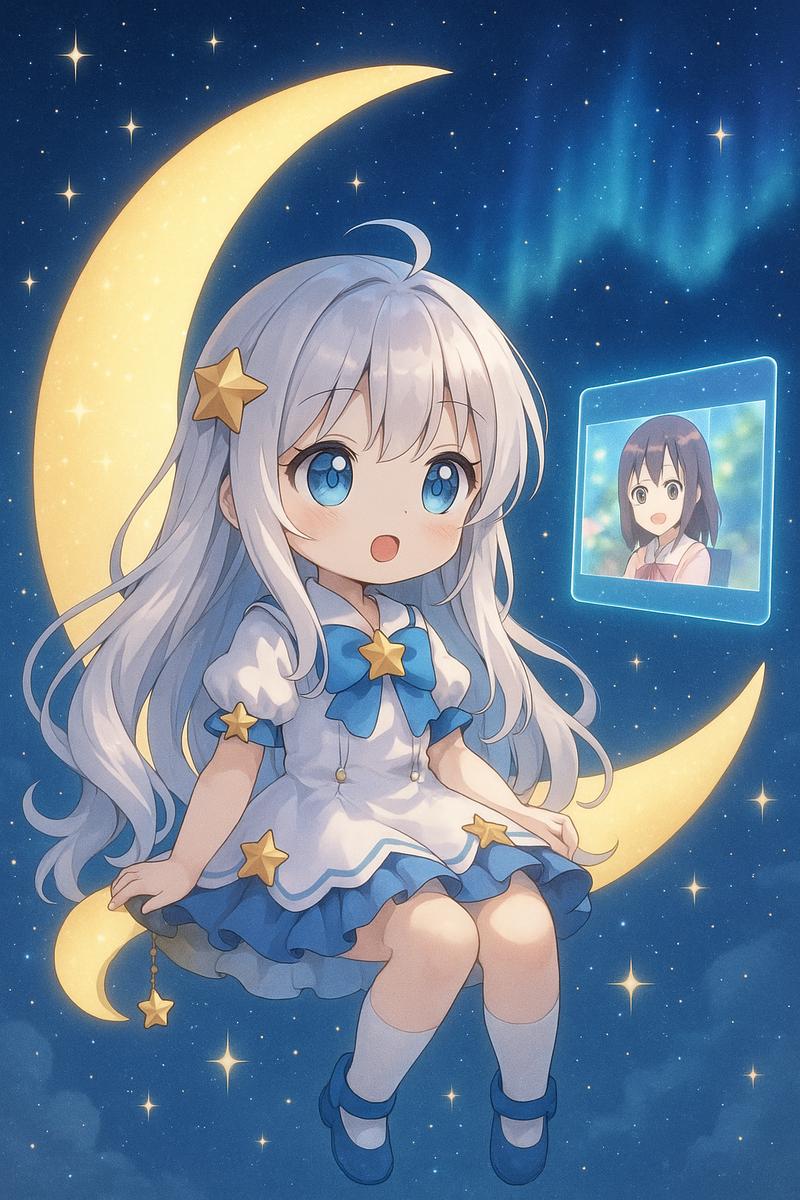 四虎动漫美图-月光星辰少女写真